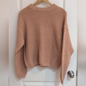 Universal Thread Women's Knit Sweater -  Peach/Salmon